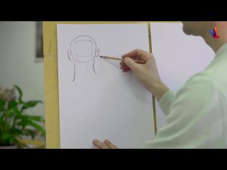 alexander ryzhkin. how to draw the back of the head and how to draw correctly.