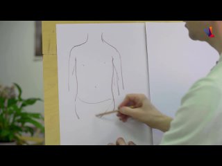 alexander ryzhkin. how to draw the torso usually and how to draw correctly.